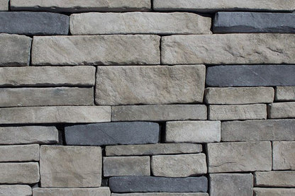 Sample - SS:RSV2b - Weatherwood + Black - RockSolid Veneers